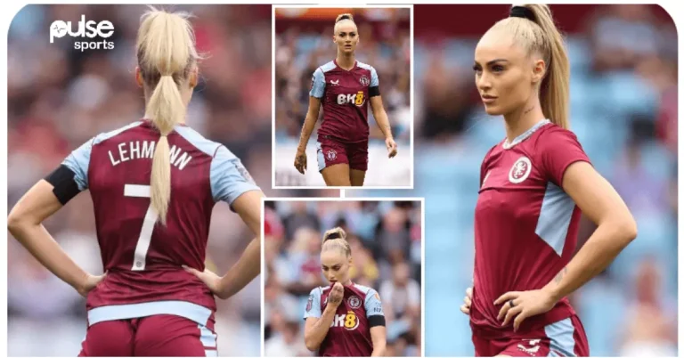 Alisha Lehmann’s Sweaty Aston Villa Jersey Causes Commotion
