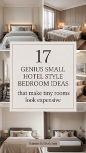 17 Genius Small Hotel Style Bedroom Ideas That Make Tiny Rooms Look Expensive