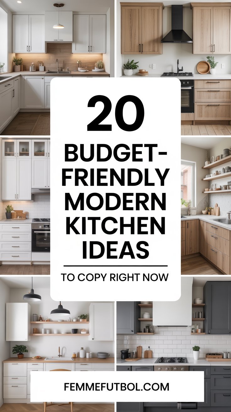 20 Budget-Friendly Modern Kitchen Ideas To Copy Right Now